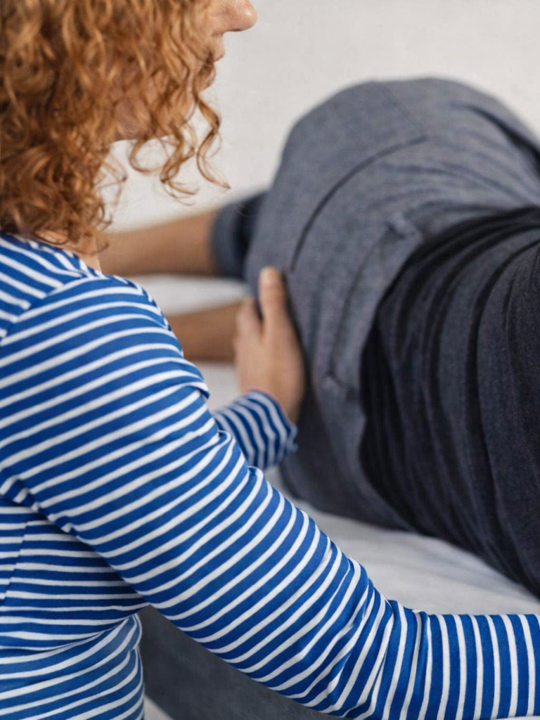 Craniosacral therapy session